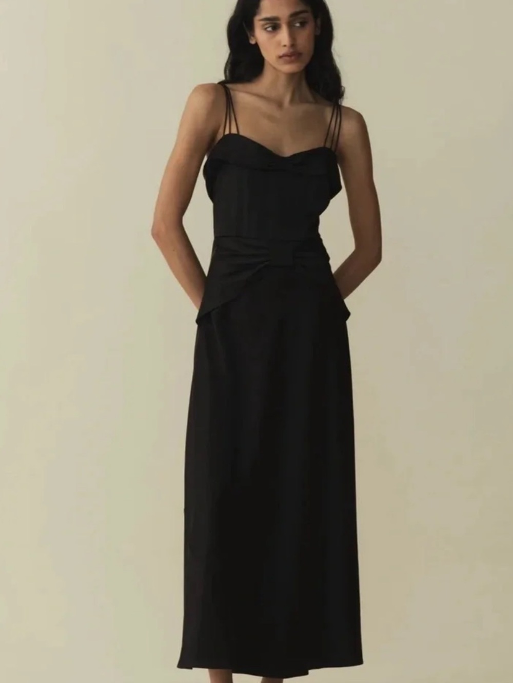 DOEN Donetta Maxi Dress Black, 4